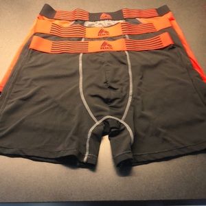 Worn Reebok briefs. Set of three.